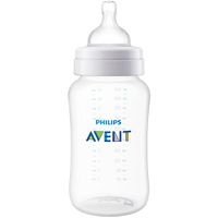 Бутылочка с широким горлышком и силиконовой соской средний поток с 3 мес. Anti-colic Philips Avent 330мл (SCF816/17) миниатюра фото №6