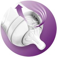 Бутылочка для кормления с силиконовой соской с 1 мес. Natural Philips Avent 260мл (SCF070/25) миниатюра фото №5