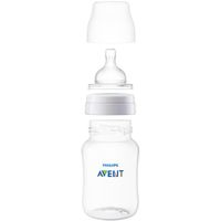 Бутылочка с широким горлышком и силиконовой соской средний поток с 3 мес. Anti-colic Philips Avent 330мл (SCF816/17) миниатюра фото №4