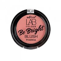 Румяна тон 112 peony pink Be Bright LAB colour Белита 4г
