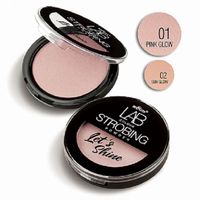 Пудра-стробинг тон 01 pink glow Let`s Shine LAB colour Белита 10г