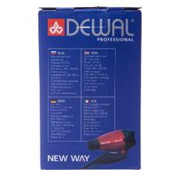 Фен дорожный складной красный New Way Dewal миниатюра фото №3