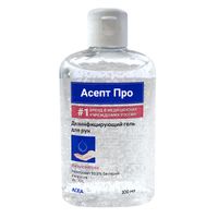 Гель средство дезинфицирующее Asept Pro Acea/Ацея 100мл