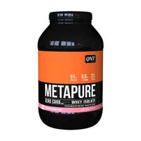 Протеин Изолят сывороточного белка Metapure Zero Carb (Метапьюр Вэй Изолят Зеро Карб) Клубника-банан QNT 908г