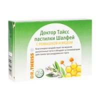 Доктор Тайсс шалфей с ромашкой и медом пастилки для рассасывания 2,5г 24шт