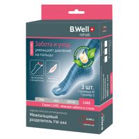 Разделитель межпальцевый B.Well/Би Велл Care FW-644 р. М+S 2шт 1шт миниатюра фото №4