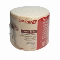 Бинт эластичный средней растяжимости модель 5 Lauma/Лаума 10см х 3,5м миниатюра фото №4