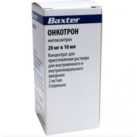 Онкотрон конц. д/пригот. р-ра д/инф. 2мг/мл 10мл