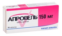 Апровель таблетки п.п.о. 150мг 14шт