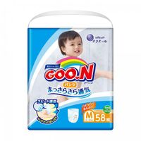 Подгузники-трусики для мальчиков и девочек Goo.N/Гун 6-12кг 58шт р.М