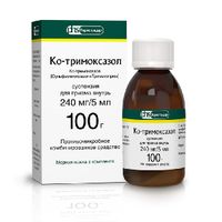 Ко-Тримоксазол вкус вишни с мерной ложкой суспензия для приема внутрь 240мг/5мл 100г