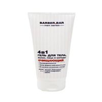 Гель для тела, Barber.bar волос, Barber.bar лица и бороды 4 в 1 Очищающий , Barber.bar 200 мл