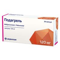 Подагрель капсулы 120мг 30шт миниатюра фото №3