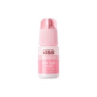 Клей для ногтей супер стойкий розовый Kiss
