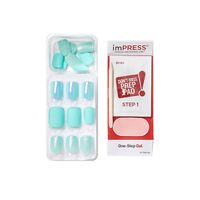 Лак твердый акцент Мятный дождь длина короткая Impress Manicure Color Kiss