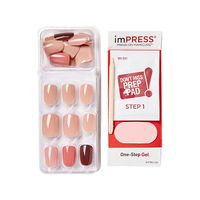 Лак твердый акцент оттенки заката длина короткая Impress Manicure Color Kiss