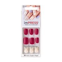 Лак твердый акцент вишневый ликер длина короткая Impress Manicure Accents Kiss