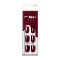 Лак твердый однотонный пряная корица длина короткая Impress Manicure Color Kiss