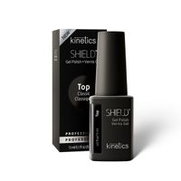 Покрытие верхнее для гель-лака без липкого слоя Shield Classic Top Coat Tack Free Kinetics 15мл миниатюра фото №2