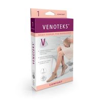 Колготки компрессионные 1C302 класс компрессии 1 бежевый Venoteks/Венотекс р.L миниатюра фото №4