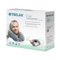 Подушка с эффектом памяти для отдыха и путешествий Trelax/Трелакс Cruise П36, 33х32см