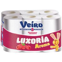 Бумага туалетная 3-х слойная Aroma Luxoria Вейро 12шт