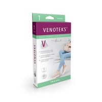 Чулки компрессионные до колена 1C155 класс компрессии 1 шампань Venoteks/Венотекс р.L
