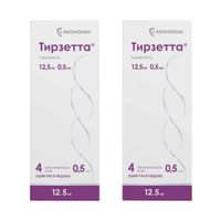 2Х Тирзетта раствор для п/к введ. шприц 12,5мг 0,5мл 4шт 2Х Тирзетта раствор для п/к введ. шприц 12,5мг 0,5мл 4шт