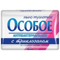 Мыло туалетное особое антибактериальное с триклозаном Свобода 100г
