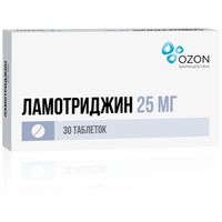 Ламотриджин таблетки 25мг 30шт
