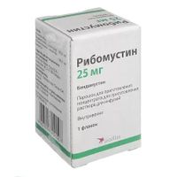 Рибомустин порошок для приг. концентрата для приг. раствора для инфузий 25мг