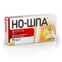 Но-шпа Форте таблетки 80мг 24шт миниатюра фото №7