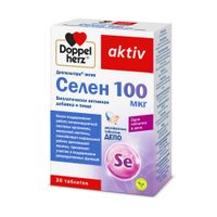 Селен 100мкг Activ Doppelherz/Доппельгерц таблетки 761мг 30шт миниатюра фото №2