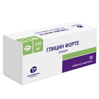 Глицин Форте таблетки защечные 250мг 30шт