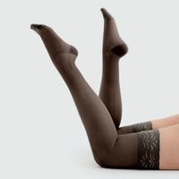 Чулки компрессионные стандартная длина 2C205 класс компрессии 2 черный Venoteks/Венотекс р.S
