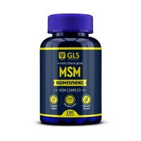 МСМ комплекс GLS капсулы 400мг 120шт миниатюра