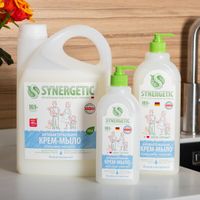 Мыло жидкое кокосовое молочко Synergetic 1л миниатюра фото №2
