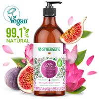 Гель для душа цветущий инжир и лотос Synergetic 750мл миниатюра фото №2