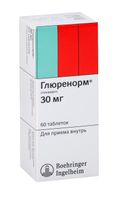 Глюренорм таблетки 30мг 60шт