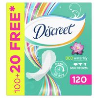 Прокладки ежедневные Discreet Multiform Водная лилия Discreet/Дискрит 120шт