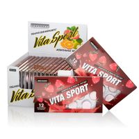 Вита спорт с янтарной кислотой земляника Ironman таблетки жевательные 12шт