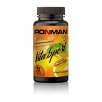 Вита спорт с эхинацеей апельсин Ironman таблетки жевательные 72шт
