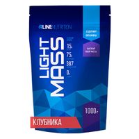 Гейнер клубника Light Mass R-Line 1кг миниатюра