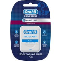 Зубная нить Oral-B (Орал-Би) Pro-Expert Clinic Line Прохладная мята, 25 м.