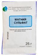 Магния сульфат порошок для приг. суспензии для приема внутрь пак. 25г