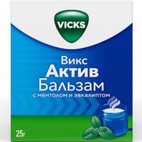 Викс актив бальзам с ментолом и эвкалиптом мазь для наружного применения банка 25г миниатюра фото №3