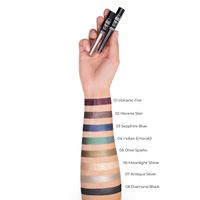 Подводка для глаз цветная Metal hype Luxvisage 9г тон 8 Diamond black миниатюра фото №3
