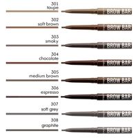 Карандаш для бровей механический Brow bar ultra slim Luxvisage 4г тон 308 Graphite