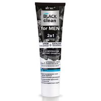 Крем после бритья увлажняющий с комплексом детокс-защиты Black clean for men 2 в 1 Витэкс 100мл