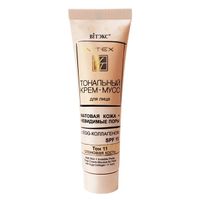 Крем-мусс тональный матовая кожа+невидимые поры с EGG-колл-м SPF15 Витэкс 30мл тон 11 Слоновая кость